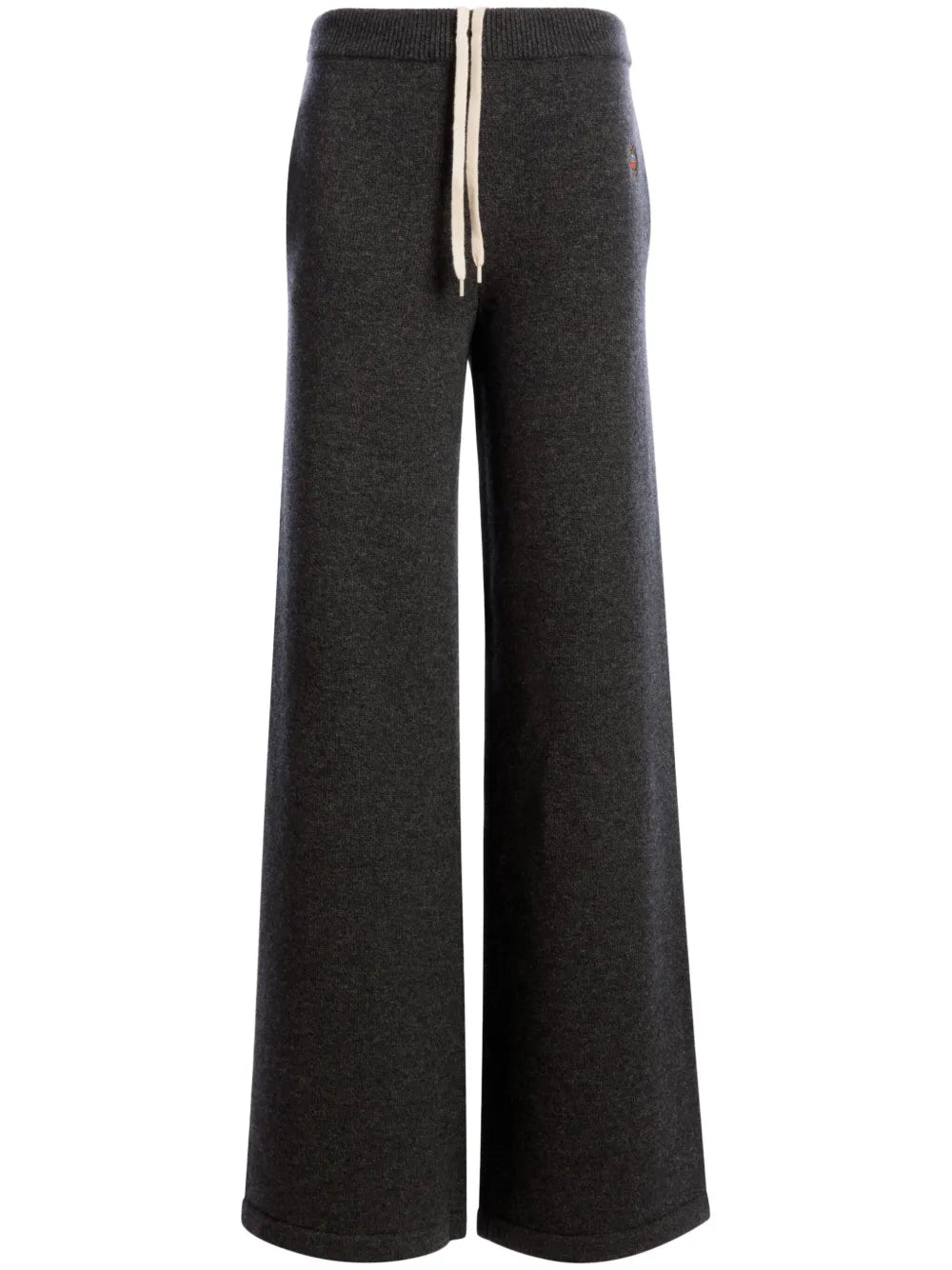 Drawstring Straight-Leg Trousers