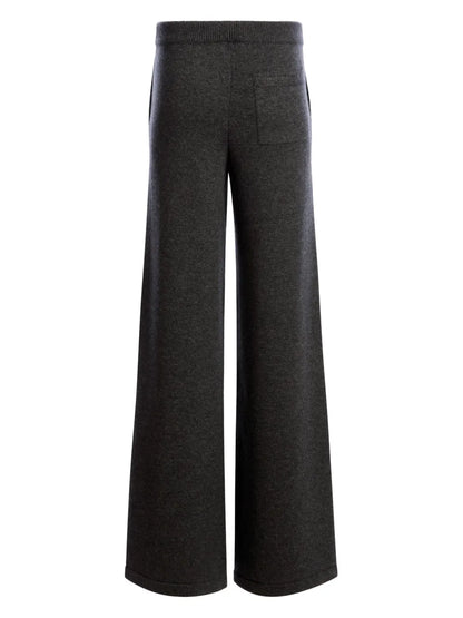 Drawstring Straight-Leg Trousers