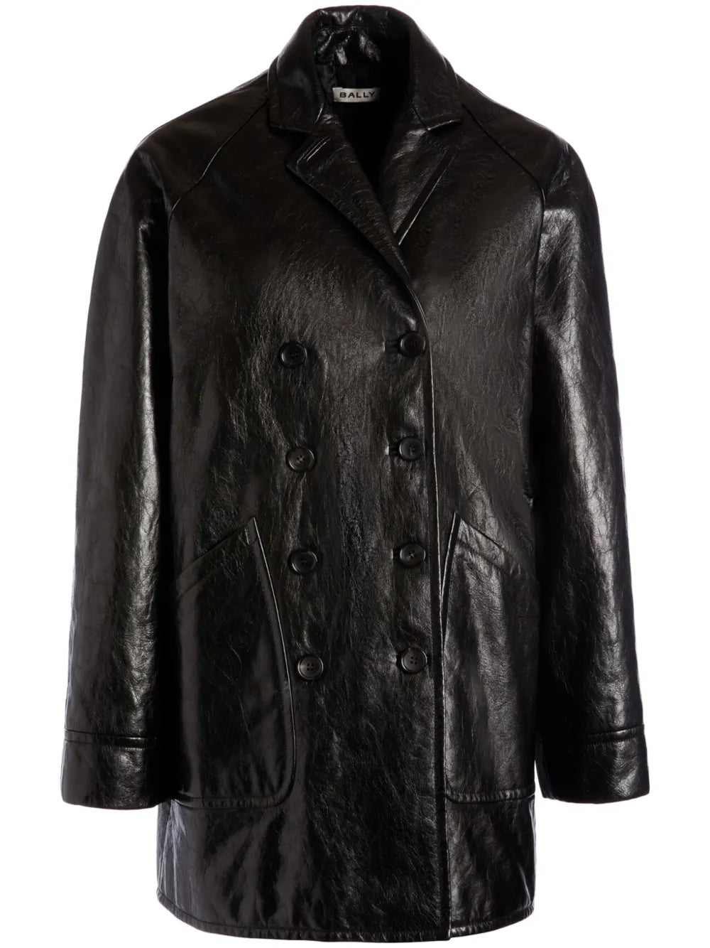 Lambskin Double-Breasted Coat