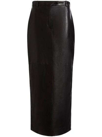 Leather Pencil Skirt