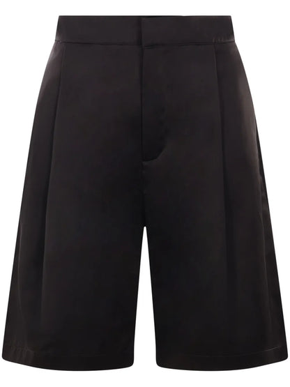 Twill-Weave Tailored Shorts