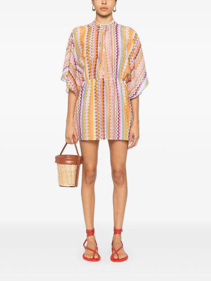 Zigzag Mini Dress