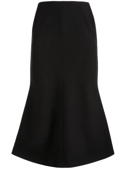 Wool Midi Skirt