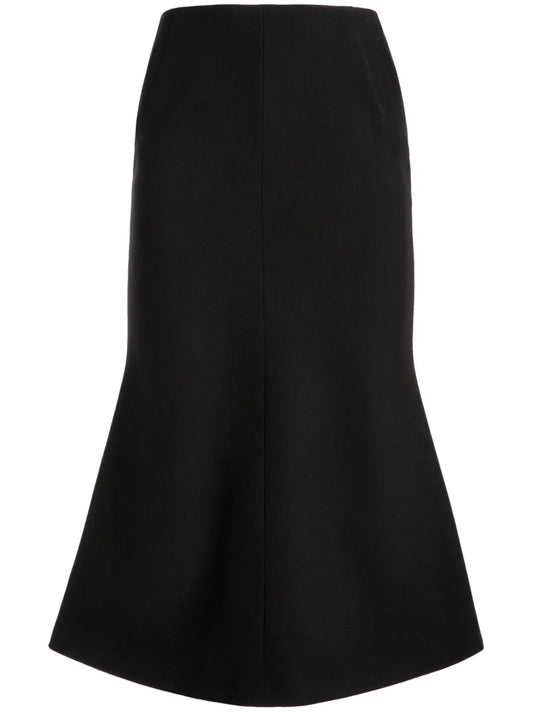 Wool Midi Skirt