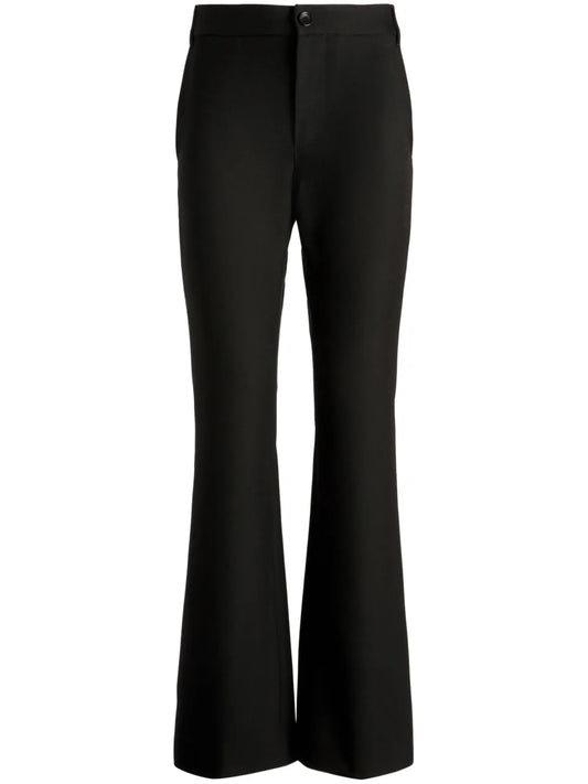 Wool Flared Trousers