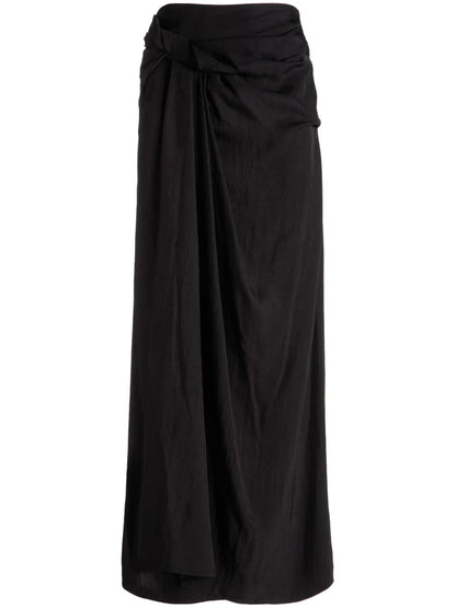 Asymmetric Ruffled Skirt