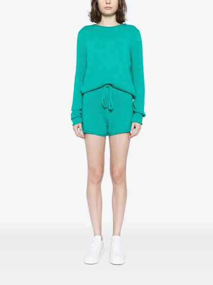 Ribbed-Knit Cotton Jumper