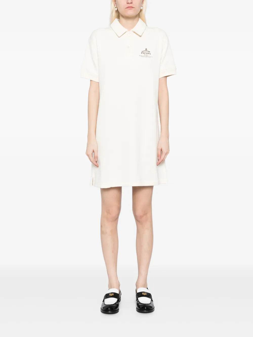 Fleece Short-Sleeves Mini Dress