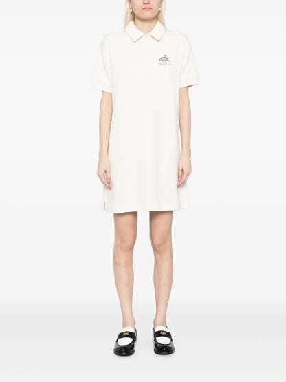 Fleece Short-Sleeves Mini Dress
