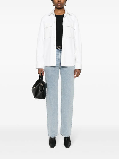 Logo-Patch Cotton Jeans
