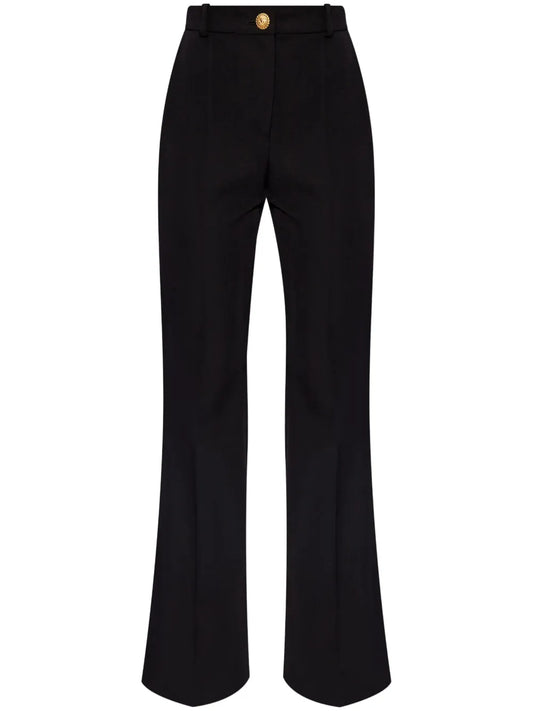 Flared Virgin-Wool Trousers