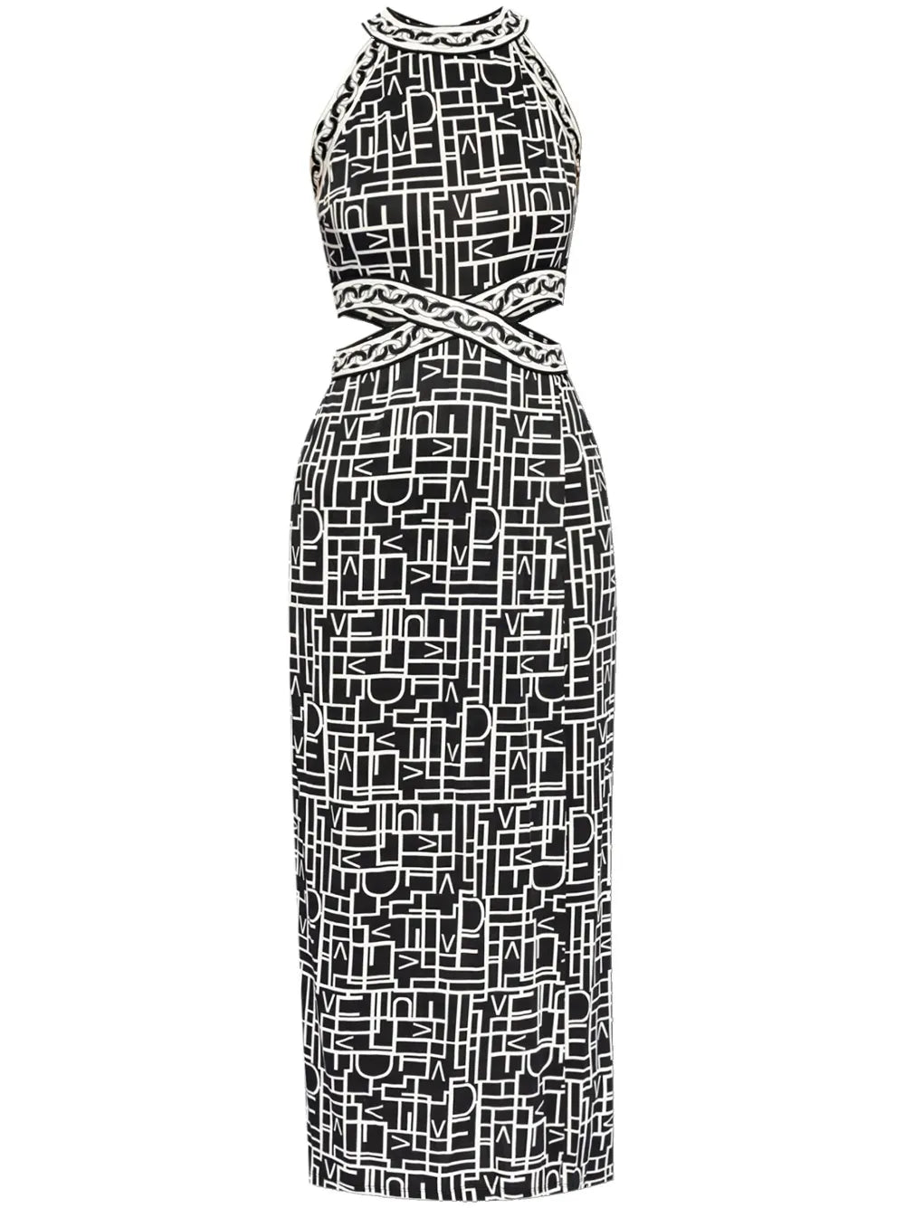 Zeus Logo Love-Print Dress