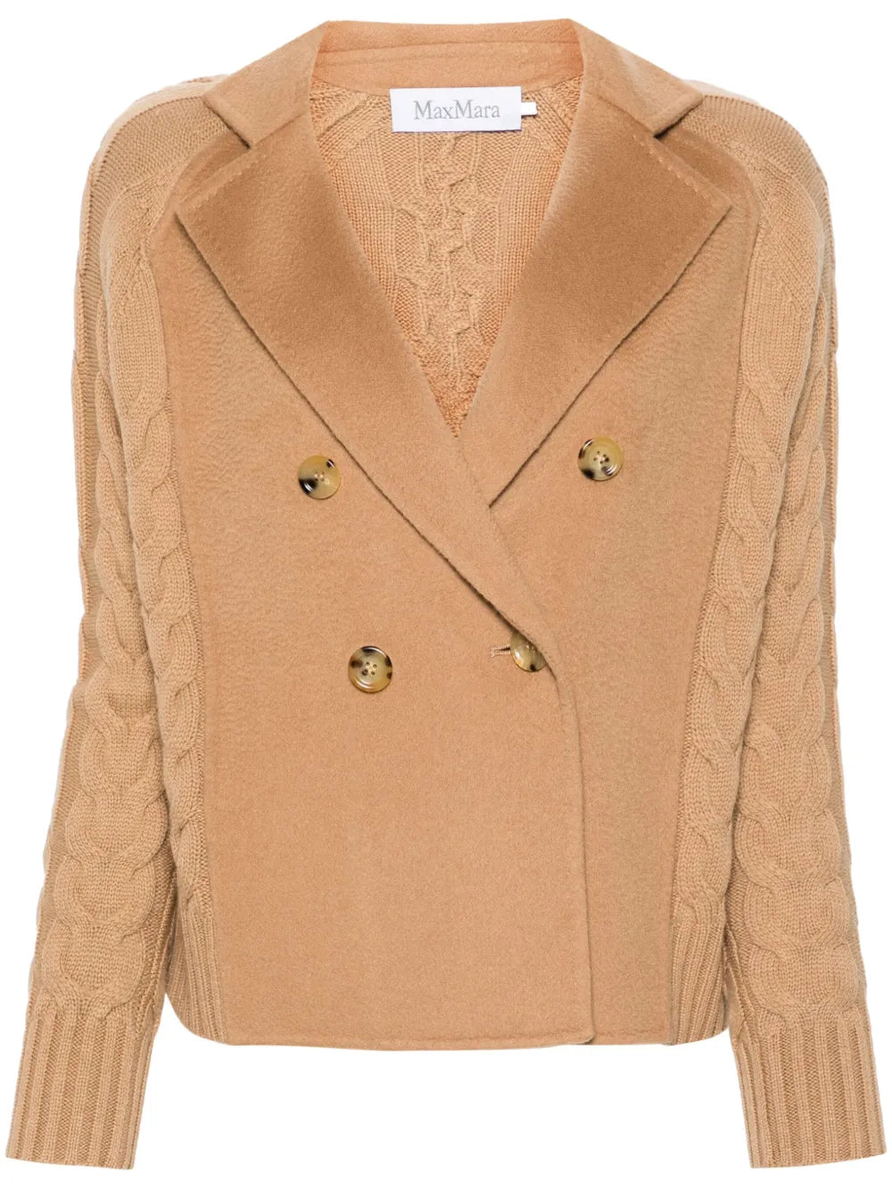 Micio Cable-Knit Cardigan