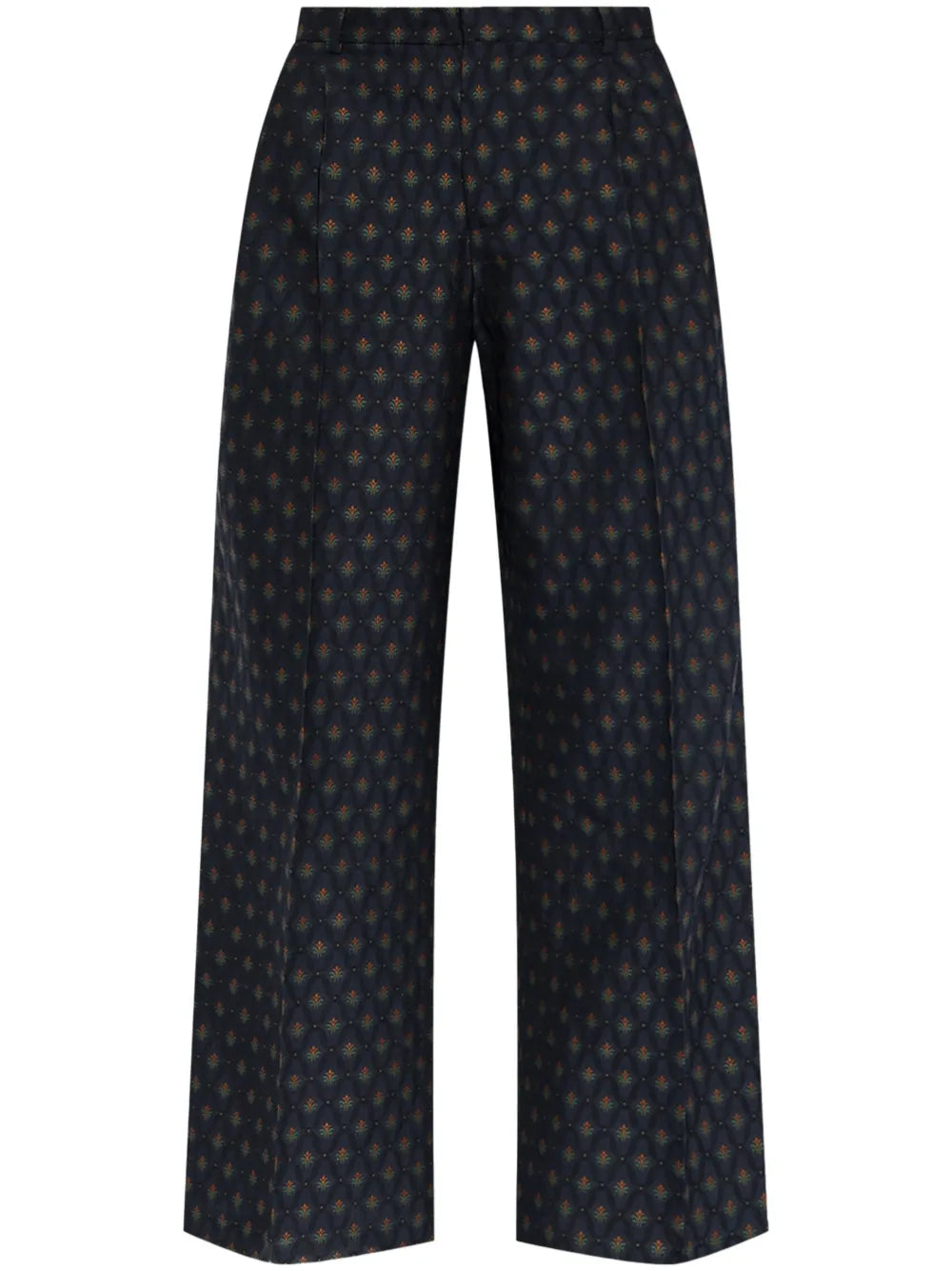 Geometric-Print Palazzo Pants