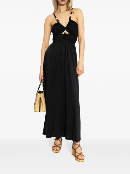 Caty Bead-Embellished Maxi Dress