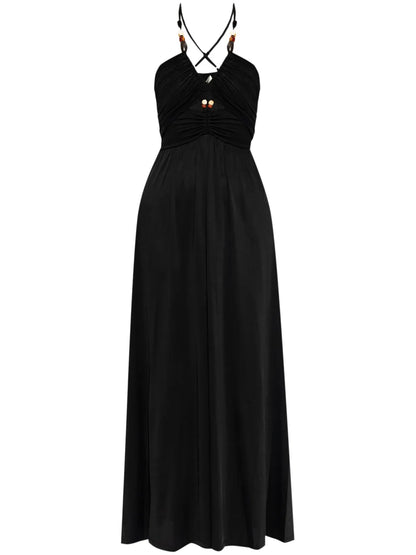 Caty Bead-Embellished Maxi Dress