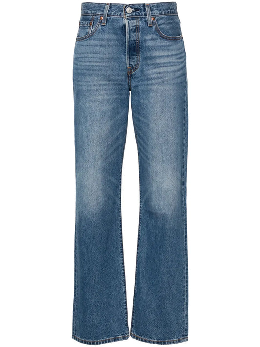 501 90S Mid-Rise Straight-Leg Jeans