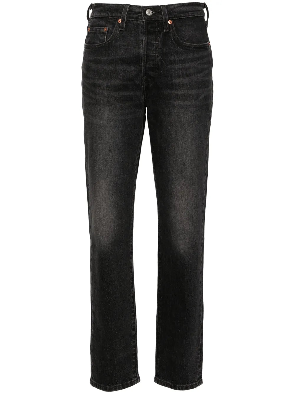 501 Mid-Rise Straight-Leg Jeans