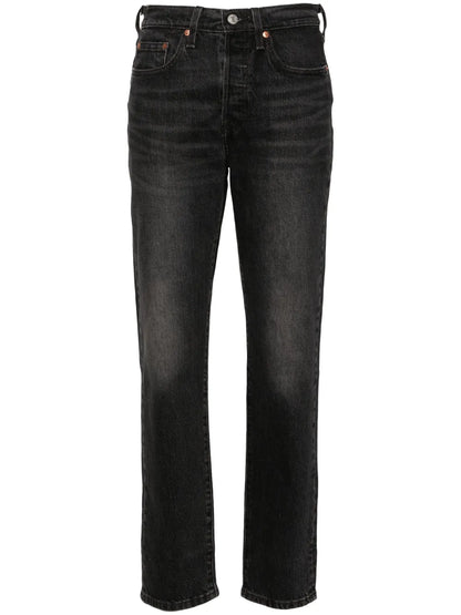 501 Mid-Rise Straight-Leg Jeans