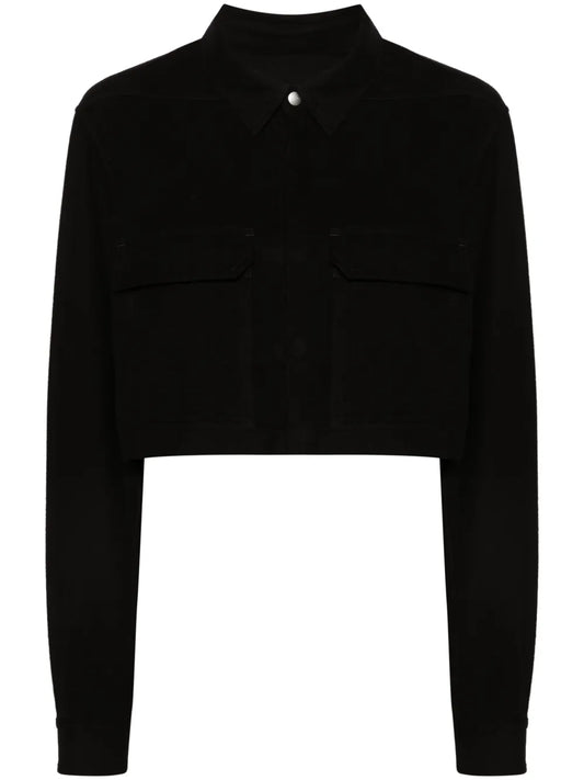Press-Stud Cropped Shirt