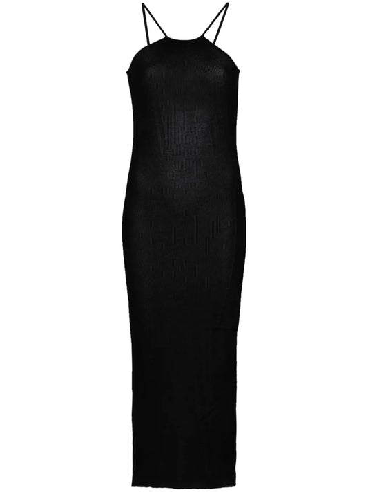 Scorpio Ribbed-Knit Midi Dress