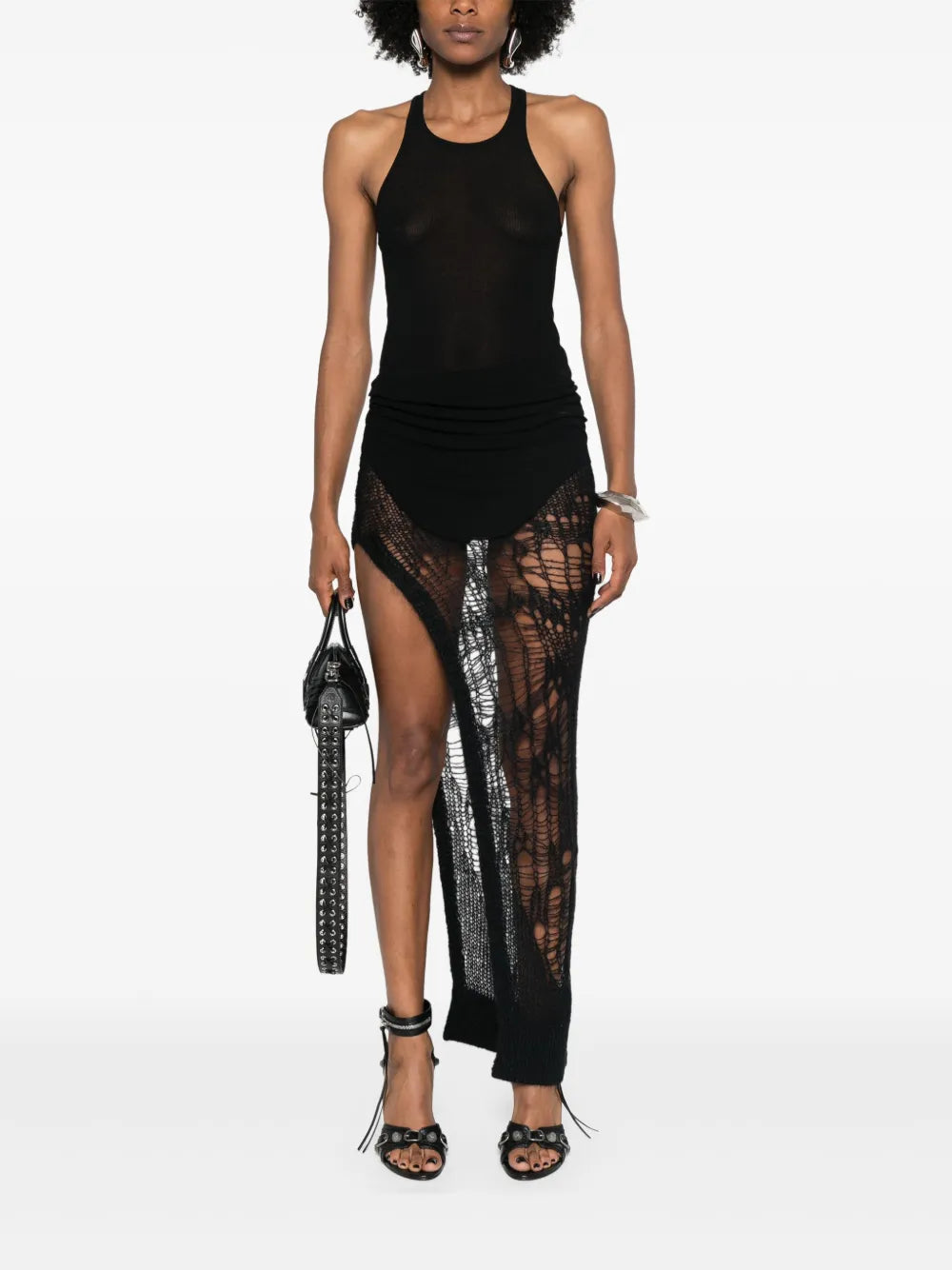 Spider Ziggy Open-Knit Skirt