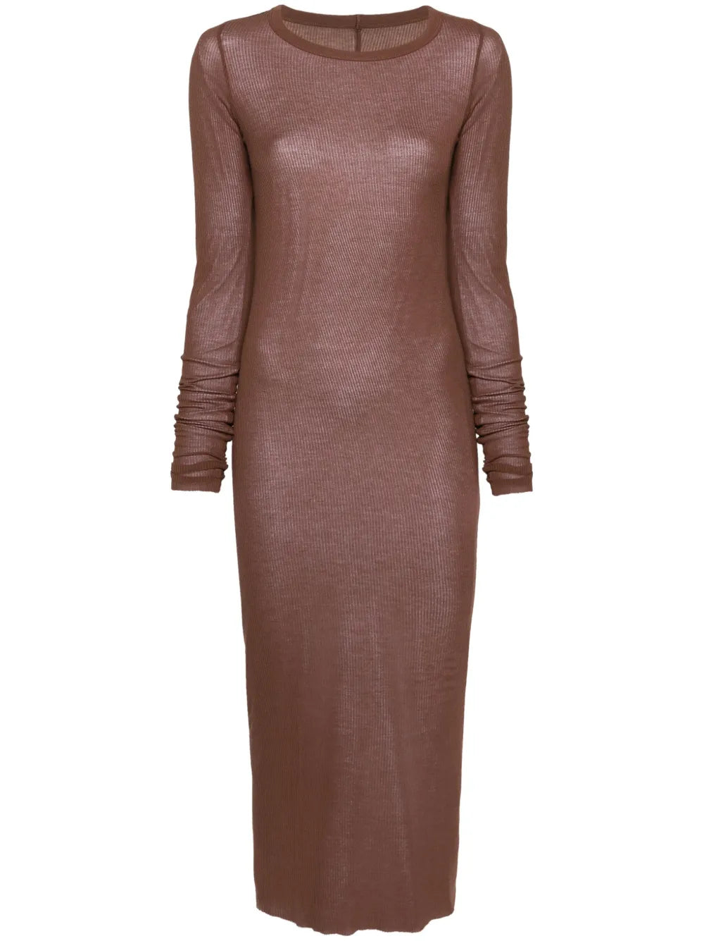 Ribbed-Knit Midi Dress