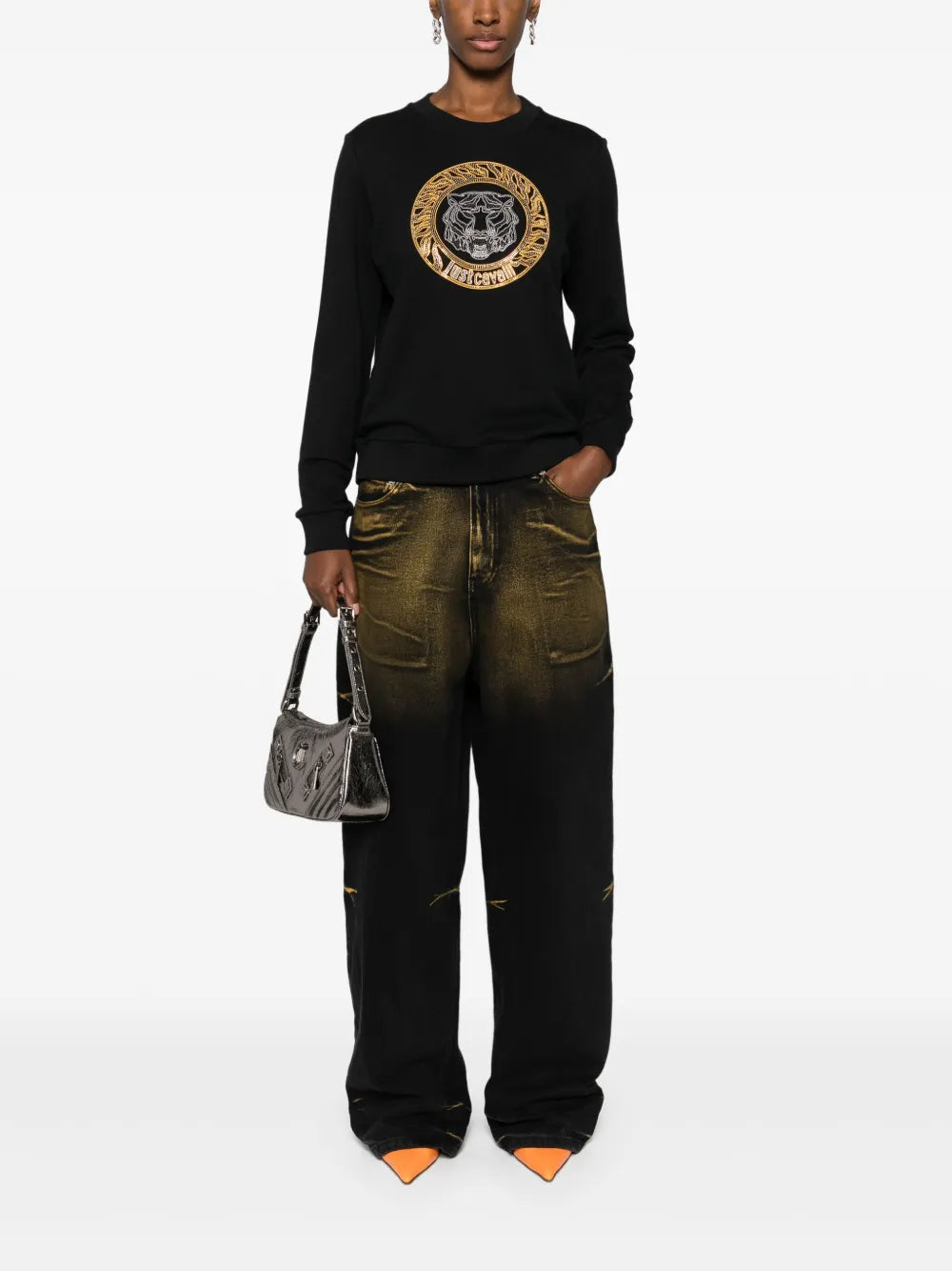 Tiger Head Cotton Sweatshirt