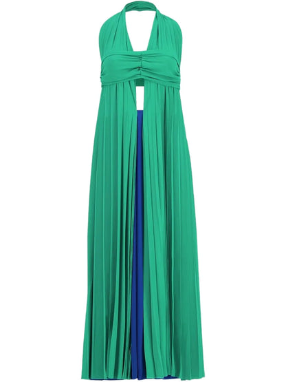 Halterneck Midi Dress