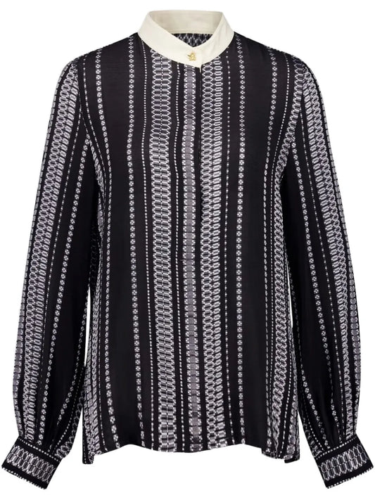 Textured Silk Shirt