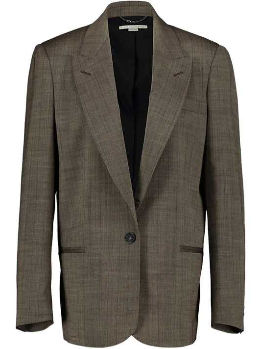 Wool Single-Breasted Blazer