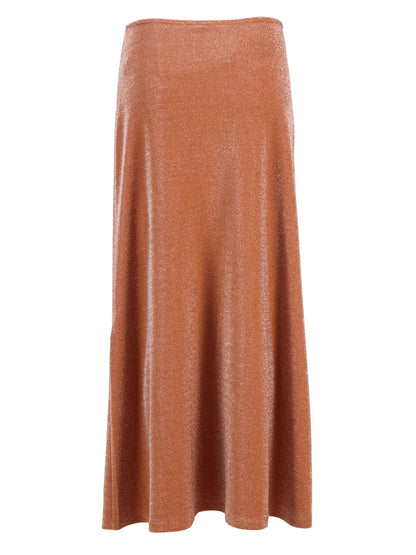 Rainstorm Lurex-Detail Midi Skirt