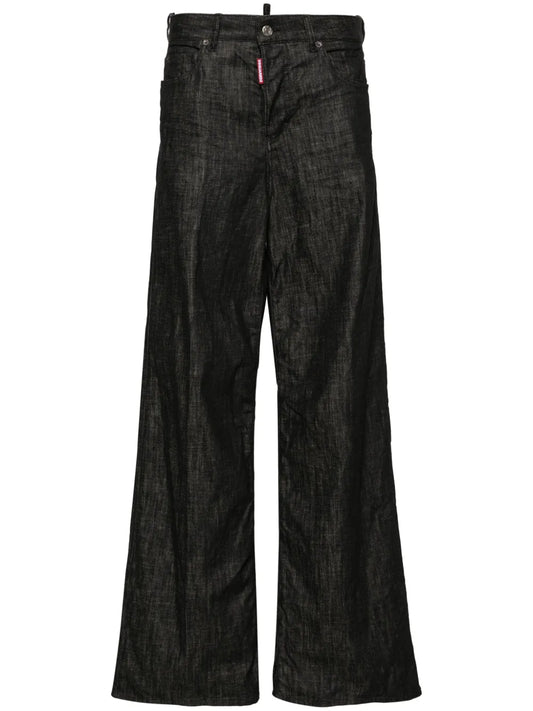 Traveller Mid-Rise Wide-Leg Jeans