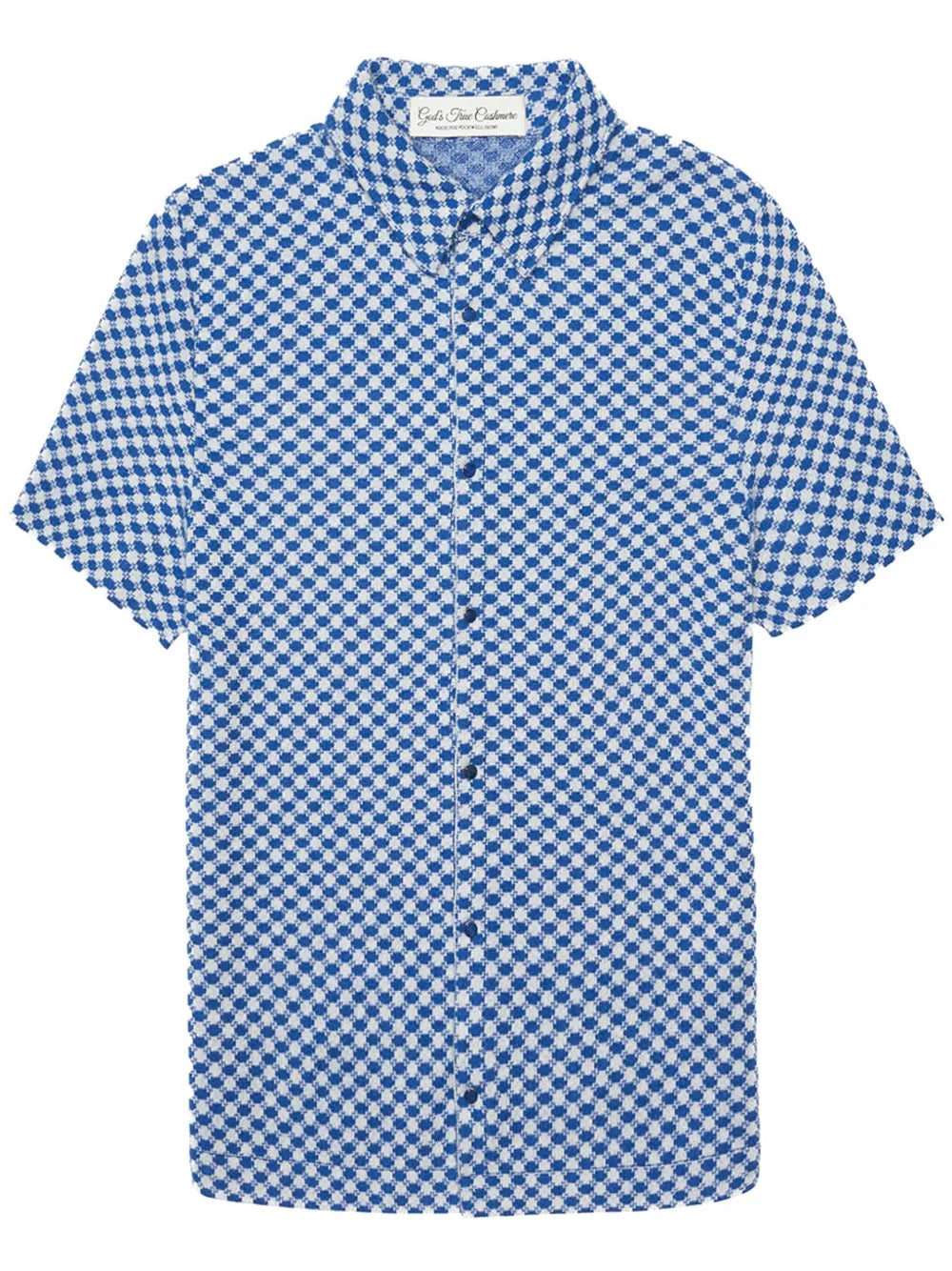 Dot Knit Cashmere Shirt