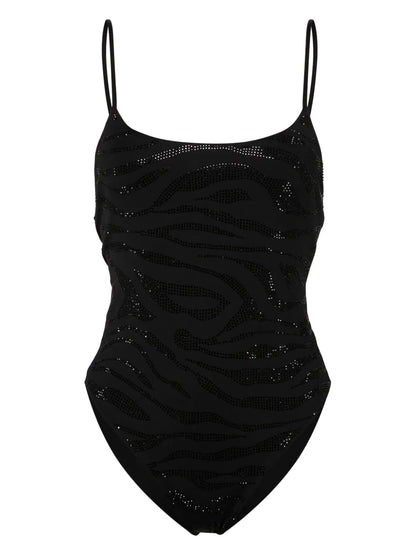 Cecille Crystal-Embellished Swimsuit