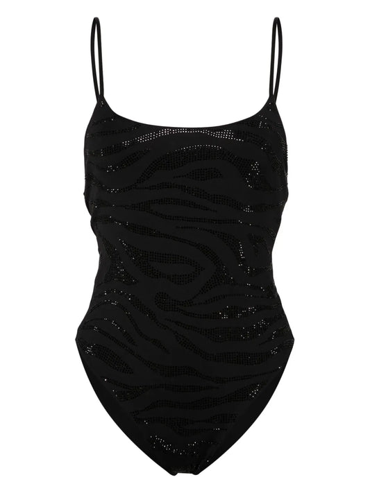 Cecille Crystal-Embellished Swimsuit