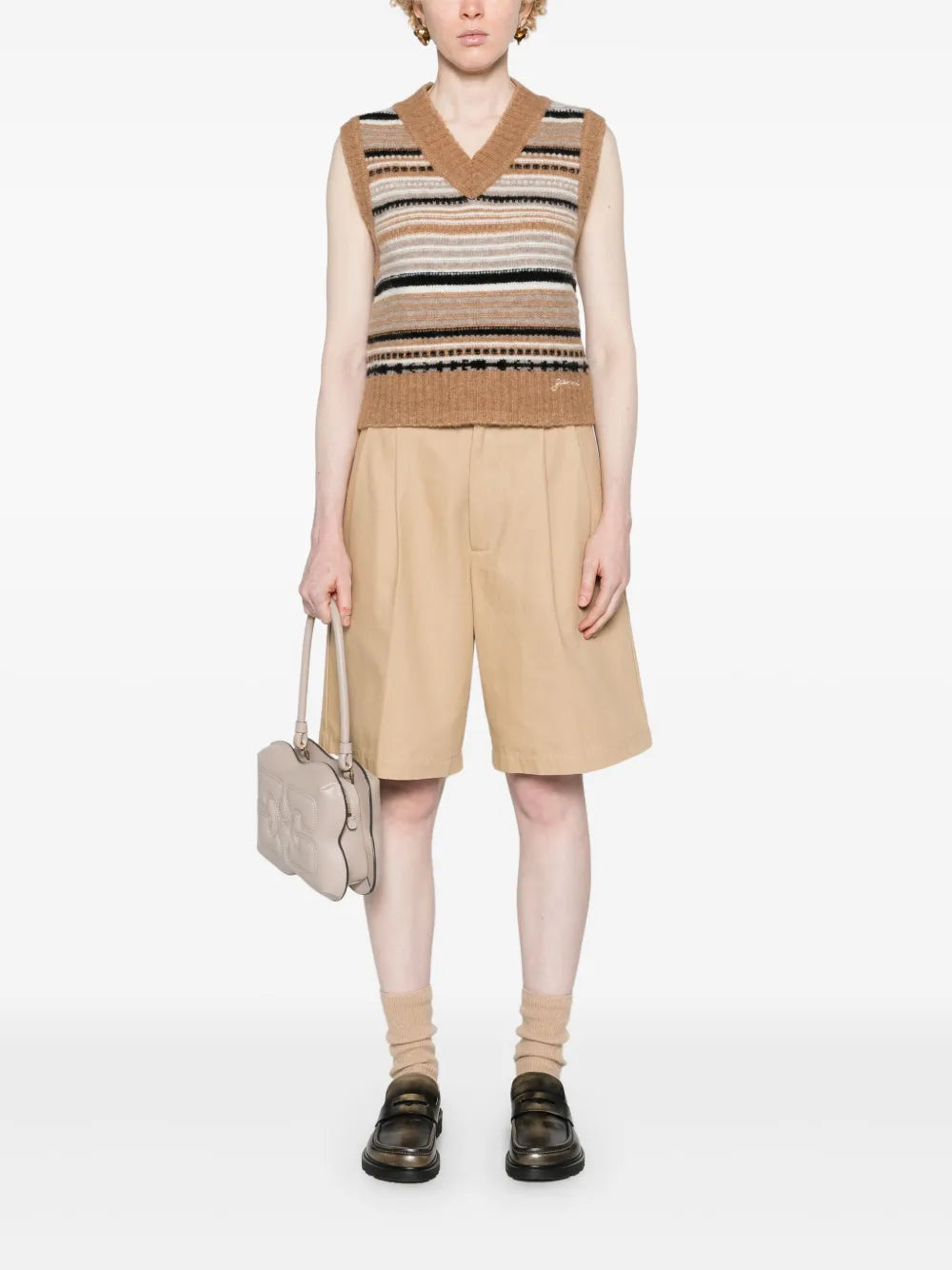 Striped Sleeveless Jumper