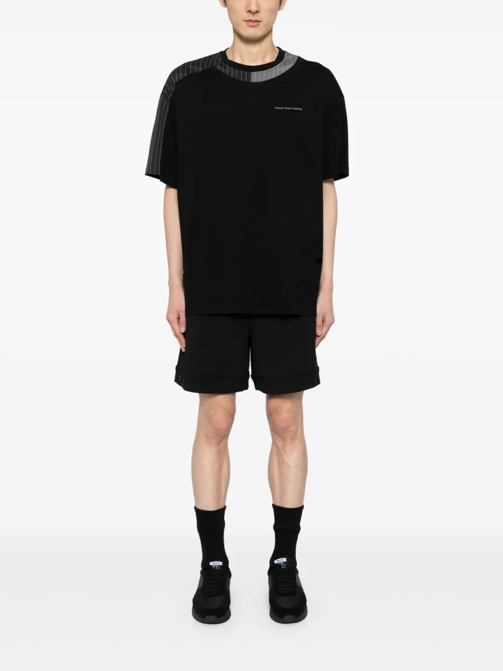 Drawstring Straight-Leg Shorts