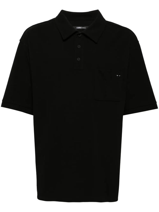 Embroidered-Logo Piqué Polo Shirt