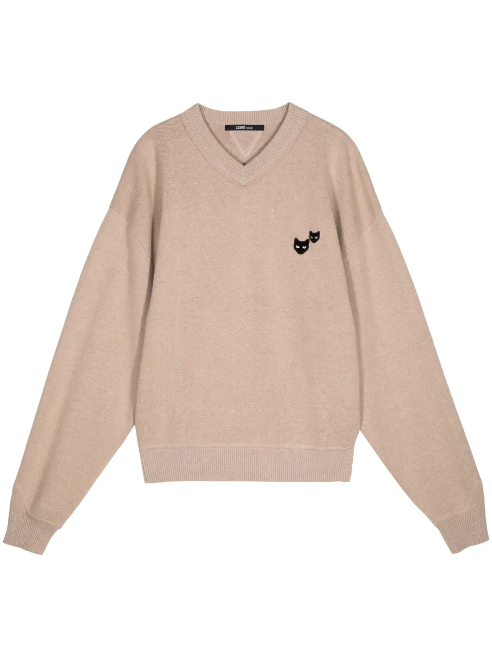 Twin Panther Knitted Jumper