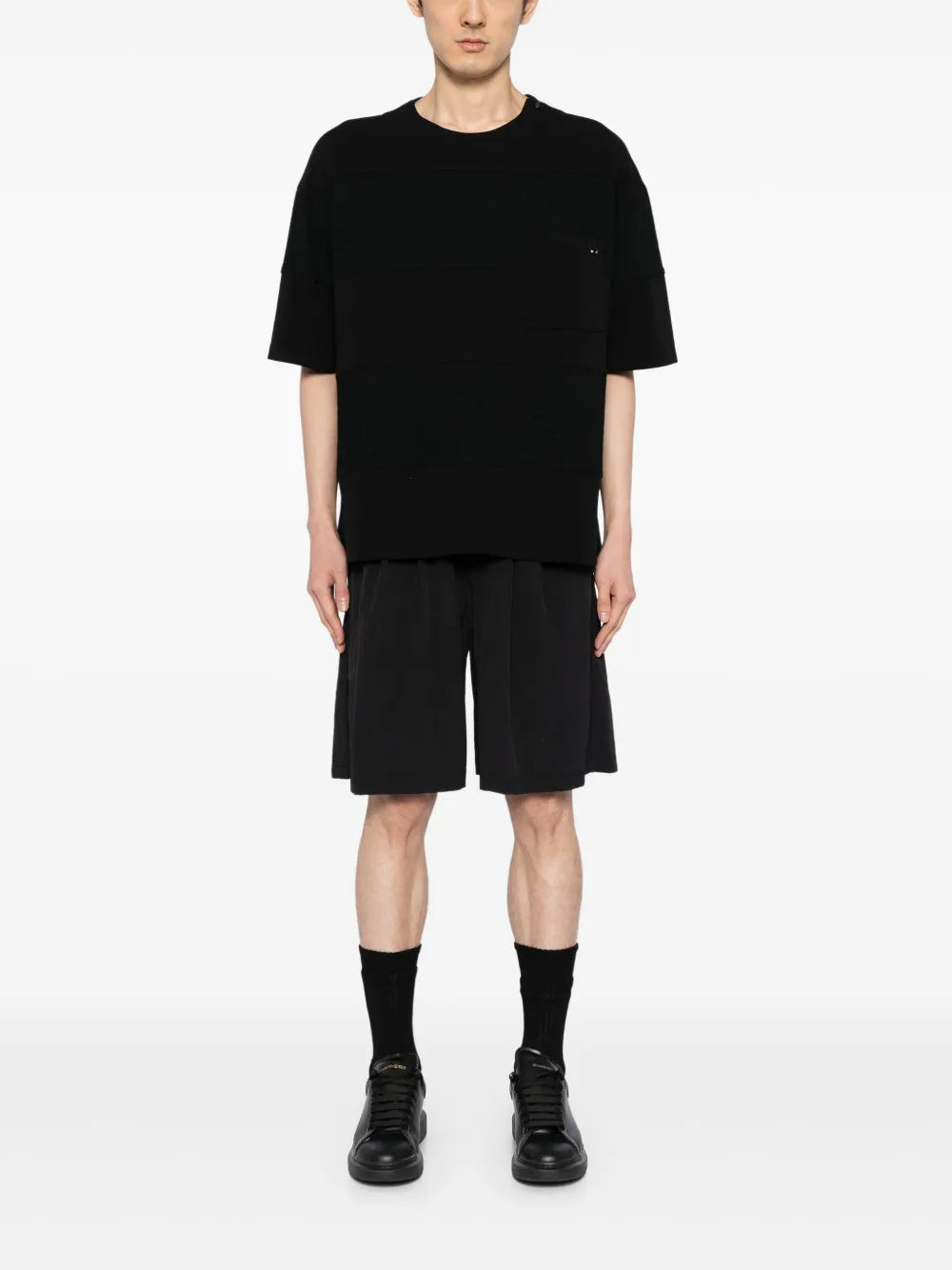 Panther Logo-Embroidered T-Shirt
