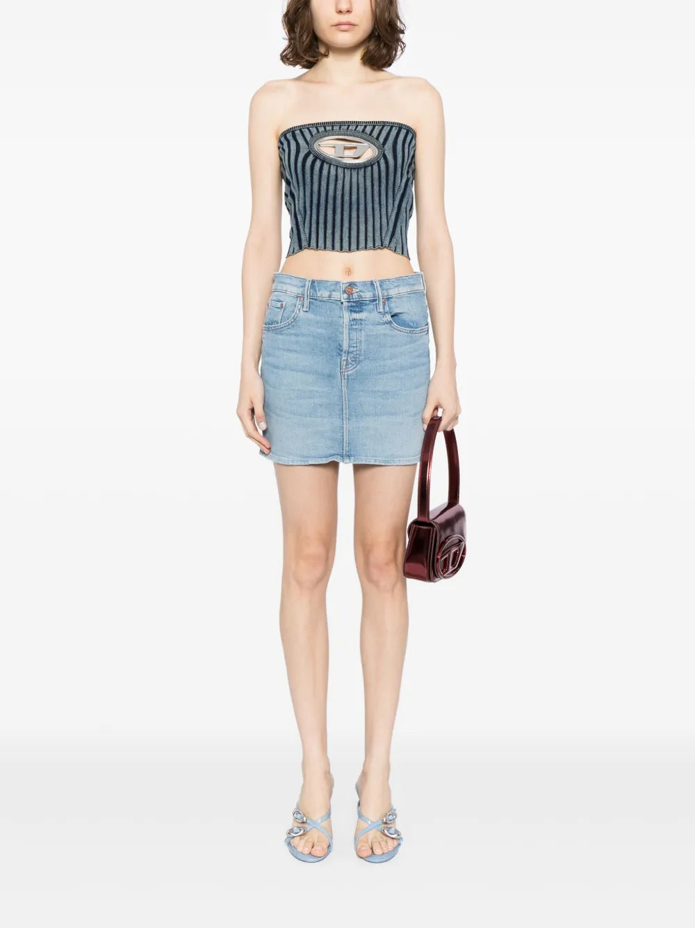 The Vagabond Denim Mini Skirt