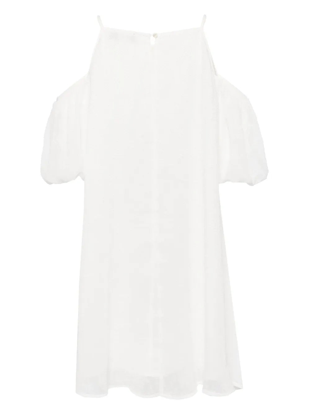 Open-Shoulder A-Line Dress