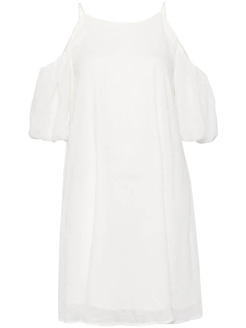 Open-Shoulder A-Line Dress