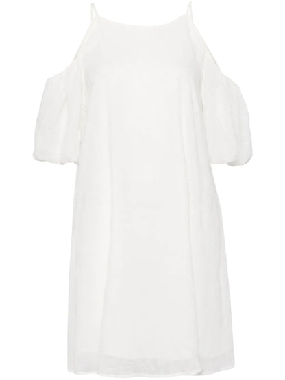 Open-Shoulder A-Line Dress