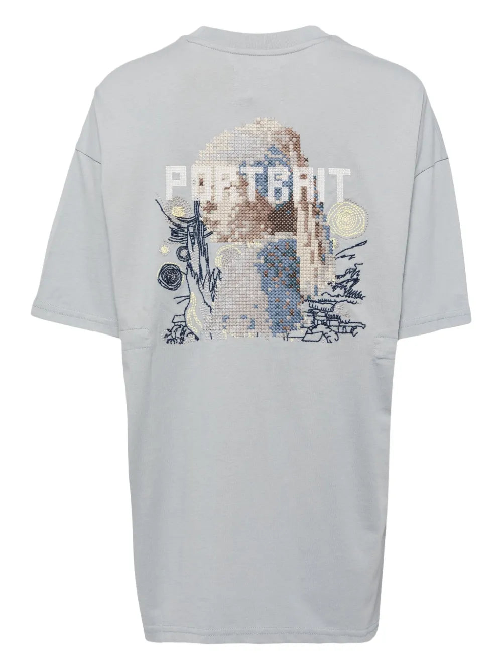 Embroidered Motif T-Shirt