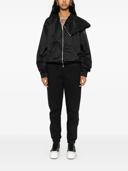 Logo-Embroidered Hooded Jacket