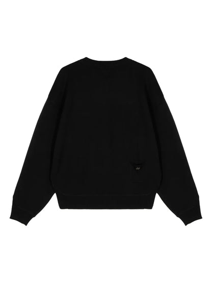 Twin Panther Knitted Jumper