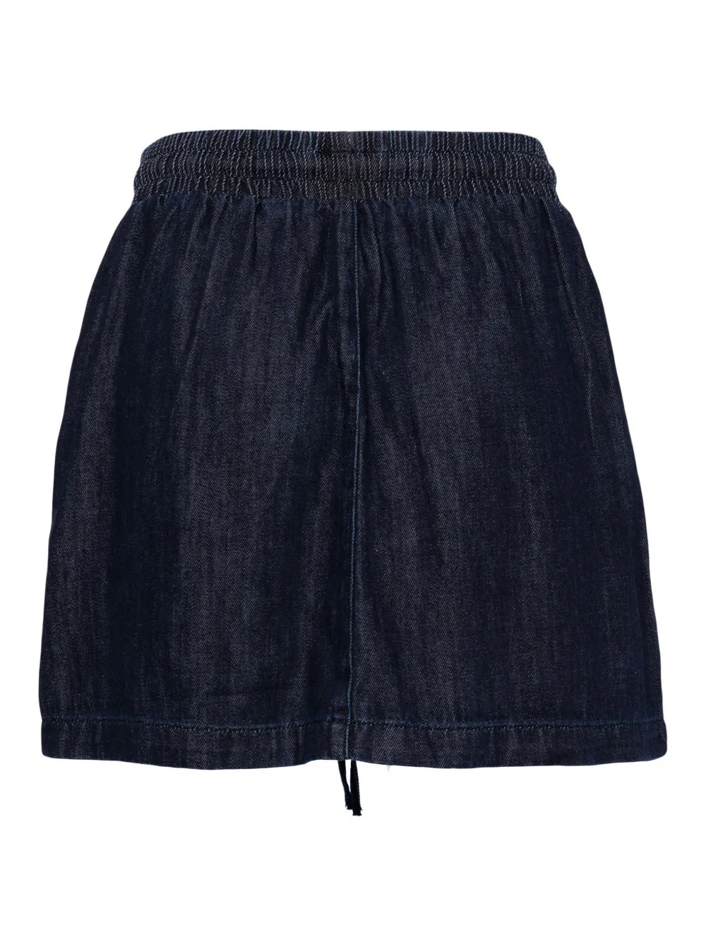 Drawstring-Fastening Denim Skirt