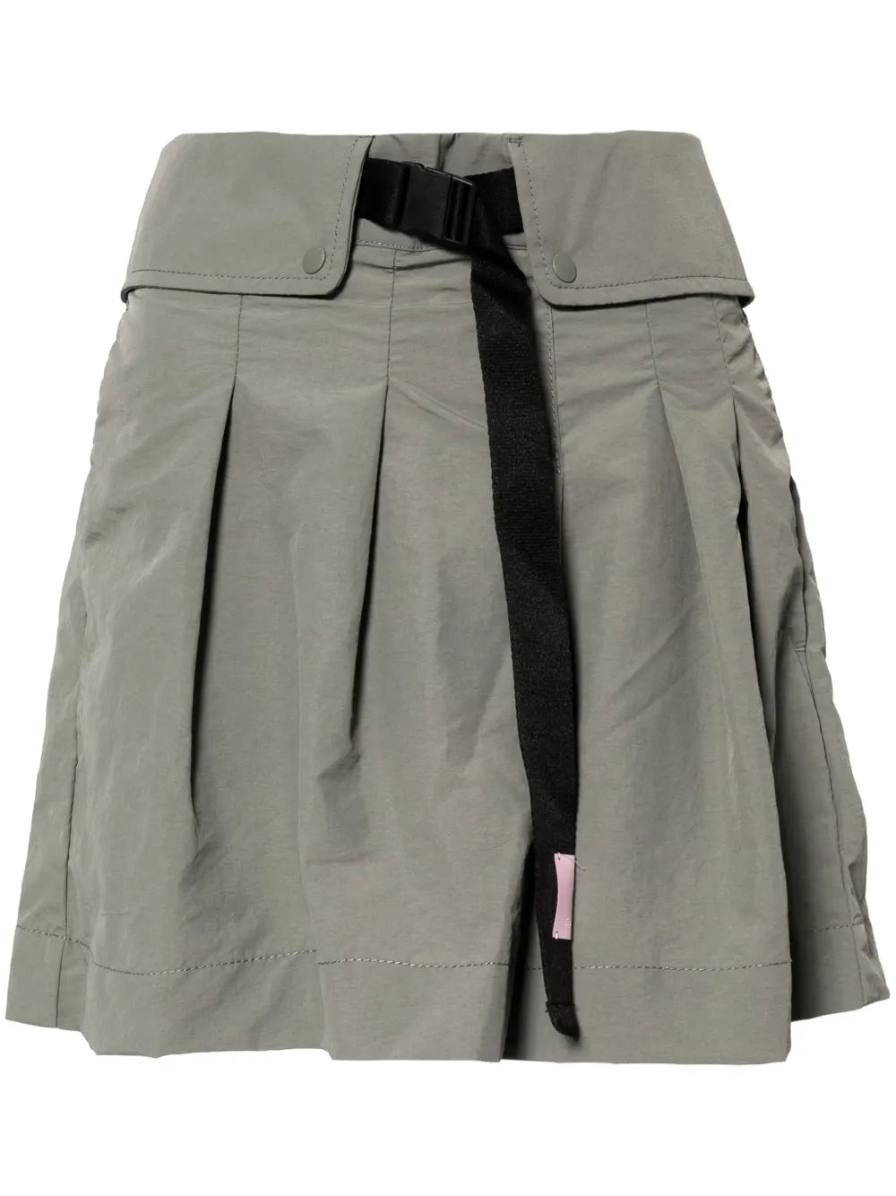 Belted Waist Mini-Shorts